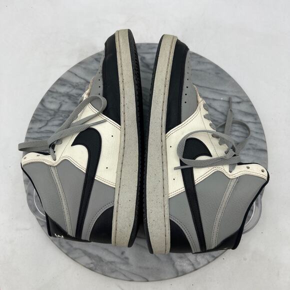 Nike Mens 7.5 Shoes Multi Court Vision Mid Basketball Light Smoke DN3577-002 - Picture 6 of 13